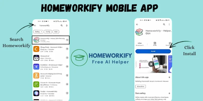 Homeworkify Mobile App